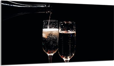 TMK ArtDeko Serie - Staartbescherming - 90x52 cm - Szkło Hartowane - Wielofunctioneel