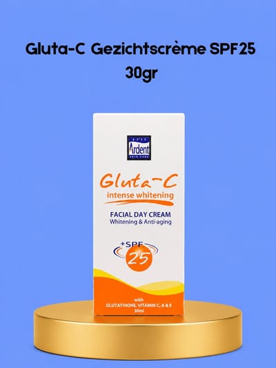Gluta C Gezichts dag crème met Gratis Gluta C zeep 60 gram