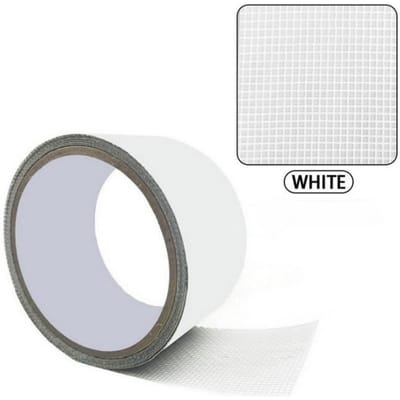 Ruban de réparation de moustiquaire pour écran de fenêtre,auto-adhésif,couvrant le treillis métallique,joint de - 50mm x 2m white