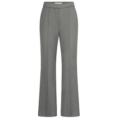 Enkellange Wide Fit broek Van Raffaello Rossi grijs