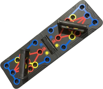 Push Up Bord - Push Up Grips - Push Up Board - Workout - Fitness Parallettes - Krachttraining - Opdruk Steunen - Push up Board - Home workout - ATHLIX
