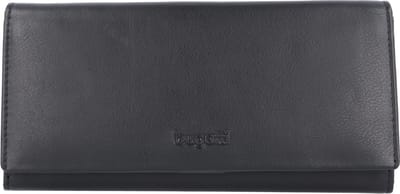 Bugatti Vertice portemonnee leer 19,5 cm - Dames - Horizontaal - schwarz