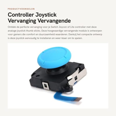 Dailygoods- Joystick Vervanging Duurzaam - Analoge Joystick - Thumbsticks - Switch Joycon/Switch Lite - Eenvoudige Installatie - Hoogwaardig ABS - Thumbstick