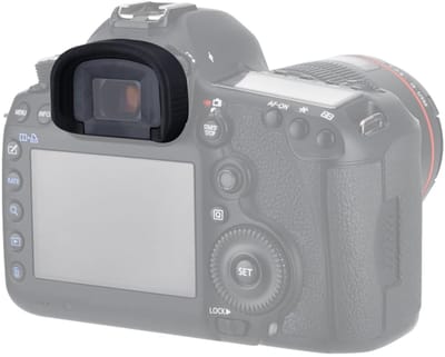 Dailygoody - Zachte siliconen oogschelp - Oculair bescherming - Geschikt voor brildragers - Dempend en comfortabel - Voorkomt krassen - Voor Canon cam...