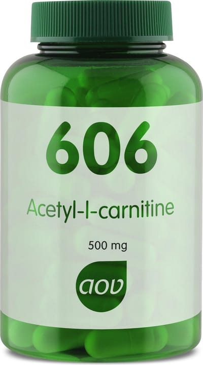 AOV 606 Acetyl-L-carnitine (500 mg) -  90 vegacaps - Aminozuren - Voedingssupplementen