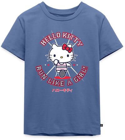 Hello Kitty Run Like A Girl Premium T Shirt Kinderen