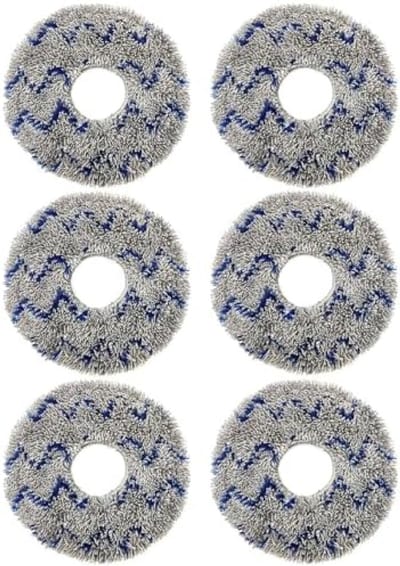 PromoHome 6 stuks voor Ecovacs Deebot X2 Omni, X2 Combo, T30 Pro Omni, T20 Omni, T20, T20 MAX, T20 Pro, X1 Omni, X1e Omni, X1 Turbo, T10 Turbo, T10