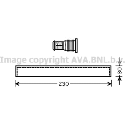 Droger, airconditioningsysteem AVA COOLING SUD074