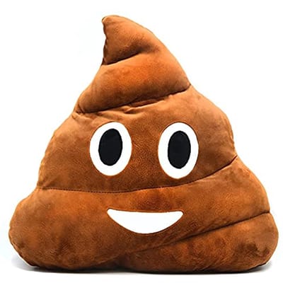 Rond Emoticon Kussen - Schattig Decoratief Pluche Kussen voor Kinderen