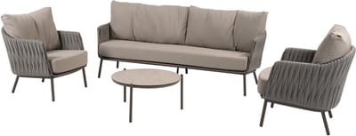 Vic Cannes stoel bank loungeset 4 delig organic terre Taste 4SO