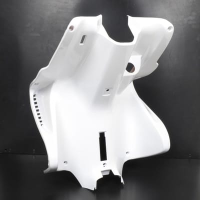 p2r achterschort voor mbk 50 nitro scooter 1997-2012 glanzend wit nieuw