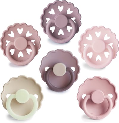 Frigg 6-pack Silicone Blooming Love Rond | Maat 1