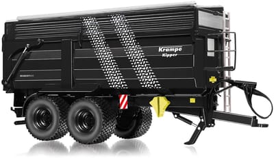 Wiking 7874, Krampe Big Body Kipper met Silage opbouw, zwart, 1:32, metaal/kunststof