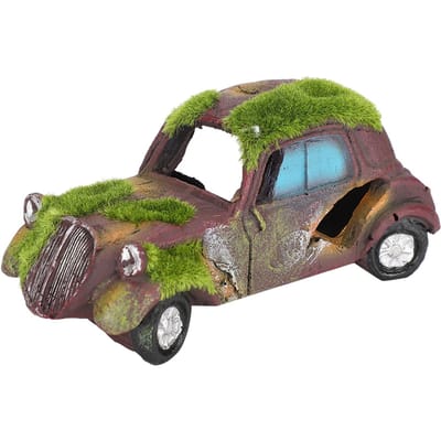 Hars Vintage Vlokken Auto Aquarium Vis Tank Ornament Landschap Decoratie DecorVintage Vlokken black