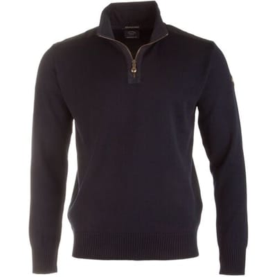 Paul & Shark Trui Bretagne Merino Extrafine Zipper Navy / male