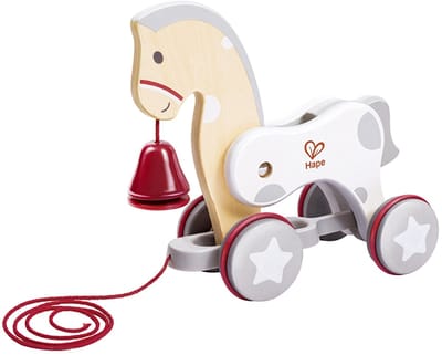 Houten trekdier pony - Hape - vanaf 12 maanden