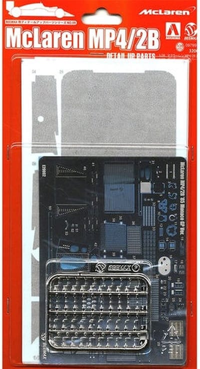 Beemax Modelbouwpakket Auto - 20001 McLaren MP4/2B #039 Monaco - Detail Up Parts Accessoires set - 1:20 - Modelbouw