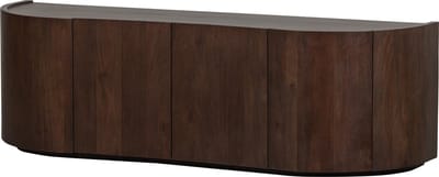 WOOOD Sense Dressoir 4-Deurs - Mango - Walnoot - 50x160x46
