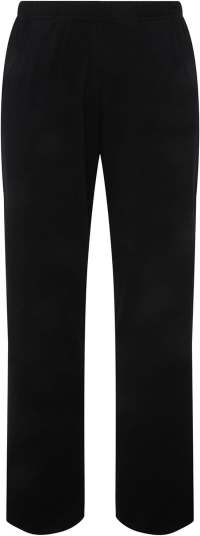 Ulla Popken - Dames - Broek zijzakken rechte pasvorm - Zwart - Maat 62+