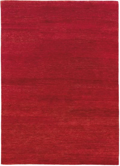 Lino Heritage Vermillion Tapijt 140x200cm - Rood Handgeknoopt Hoogpolig Vloerkleed van Pure Wol - 100% Handgesponnen Wol – 4,5 kg/m² - 57.800 knopen/m² - 15mm dik - Duurzaam Luxe Tapijt voor Woonkamer, Slaapkamer, Hal of Eetkamer