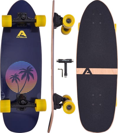 Apollo Mini Cruiser Longboard Surfskate Pro Miami Sunset