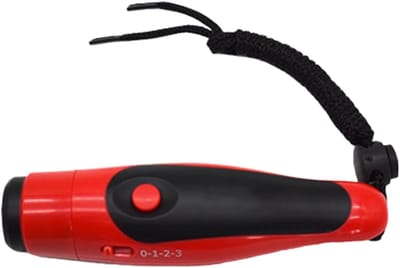 Veiligheidshoorn - Draagbaar alarm - Buitenactiviteiten - 125dB geluid - Compact formaat - Rood