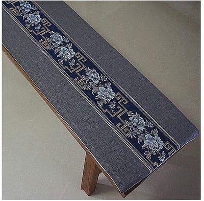 Bench Kussen 2 3 4-zits Bench Pad Kussen met rits, Non-slip Verwijderbare Wasbare Tuin Patio Meubels Bench Swing Mat Dikke Bench Pad Mat Zitkussen-Kleur 14 200×35×3cm (79×14×1.2")