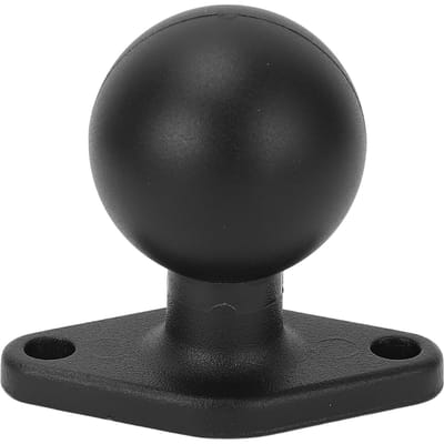 Base à boule 1,5 po Plaque ronde en alliage d'aluminium anodisé avec bras à double douille de taille C pour RAM