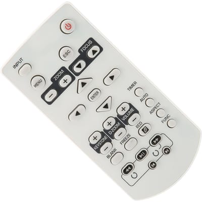 YT130 Afstandsbedieningen Afstandsbediening Vervanging voor CASIO XJA142 XJA147 XJA242 XJA247 Projectoren white