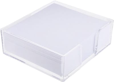 Memoblokjes Set - Notitieblaadjes Blok - Thuis Kantoor - Uittrekbaar Ontwerp - 11.5 x 10.5 cm - Wit