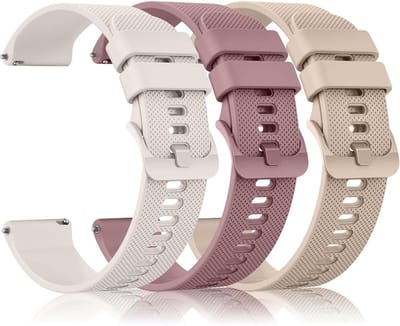 Siliconen Armband voor 46 mm Smartwatch - 3 Stuks, Geschikt voor Huawei Watch GT 2/3/4, Dames en Heren