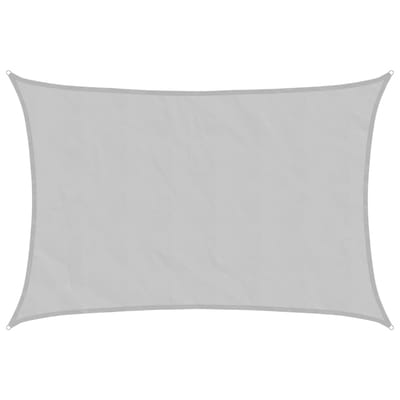 vidaXL - Zonnezeil - 5x3 - m - 100% - polyester - oxford - lichtgrijs