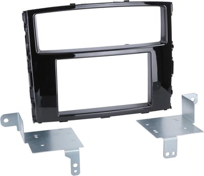 2-DIN Paneel geschikt voor Mitsubishi Pajero/Shogun 2014-2019 Kleur: Piano Zwart