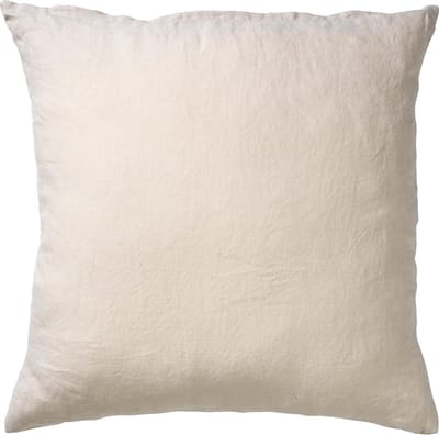 Dutch Decor LINN - Sierkussen 45x45 cm - 100% linnen - effen kleur - Pumice Stone - beige - Inclusief binnenkussen - Luxe kussens voor woonkamer & bank