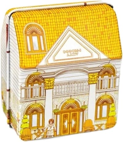 Muziekdoosje Huisje - Mechanisch Doosje - Herinneringen Ophalen - Klassiek Design - 5.5x4x6.5cm - Metaal