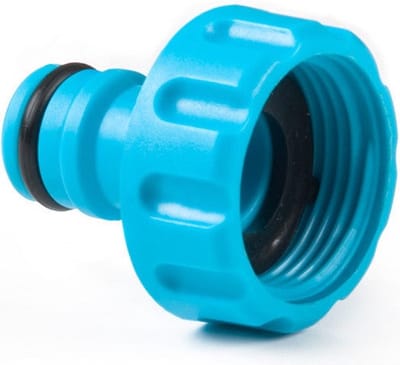 Kraanstuk female - Kunststof - 1" binnendraad - Blauw