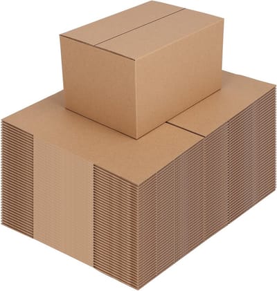 Set van 40 Bruine Verzenddozen Karton 18x13x10 cm voor Verzending en Opslag