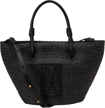 Marc O'Polo handtas schoudertas Joana Shopper Black zwart