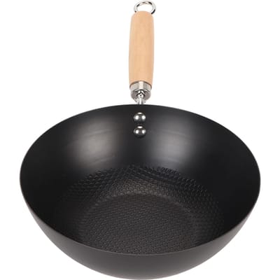 Koekenpan Gelijkmatige Verhitting Gladde Coating Multifunctionele IJzeren Pot met Handig Handvat voor Dagelijks gray