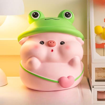 Tirelire Dudu avec Tirelire Résistante en Caoutchouc avec Grande Capacité Décoration d'Étude pour Jouets d'Enfants