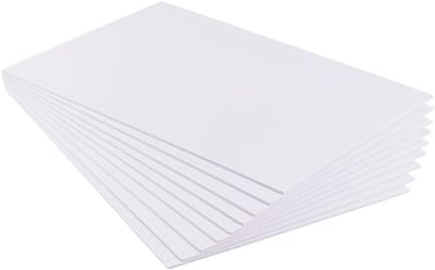 PVC Schuimplaat - Lichtgewicht Foam - Bewegwijzering Displays - A4 Formaat 2mm Dik - 20x30 cm - Wit