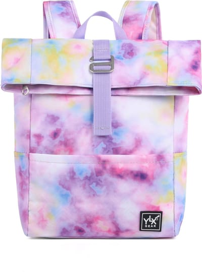 SALE: YLX Original rugzak voor kinderen. Tie Dye Paars. Gemaakt van gerecycled plastic. Gerecyclede plastic flessen. Eco-vriendelijk. Schooltas - rugzak - meisjes - meiden