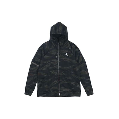 Veste de sport à capuche épaisse en maille Air Jordan pour homme Vêtements d'extérieur Noir AH6162-010 XXXL black