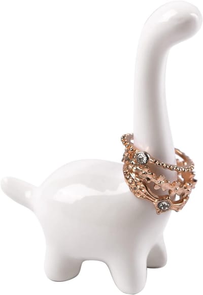Dinosaur Ringhouder voor Sieraden, Schattige Decoratie voor Bruiloft en Verloving, Perfecte Cadeaus voor Vrouwen