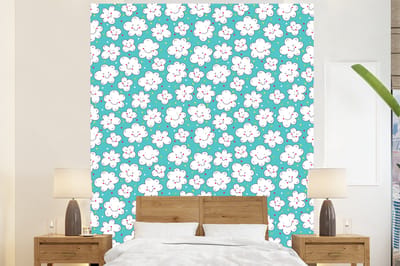Behang - Fotobehang Patronen - Wolk - Lucht - Jongens - Kinderen - Kids - Breedte 225 cm x hoogte 280 cm