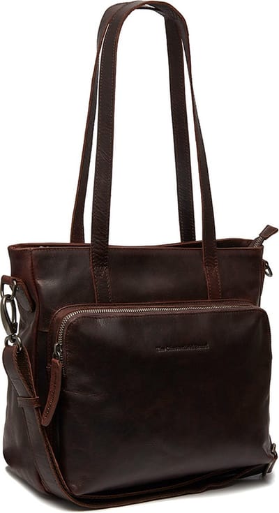 The Chesterfield Brand Schoudertas Alicante Shopper Brown Donkerbruin