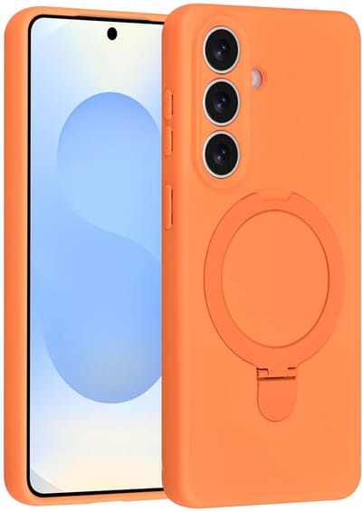 TUNIQ telefoonhoesje voor Samsung Galaxy S26 Plus - MagSafe met ringhouder - Tangerine Orange