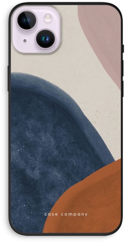 Case Company® - Hoesje geschikt voor iPhone 14 Plus hoesje - Geo #1 - Biologisch Afbreekbaar Telefoonhoesje - Bescherming alle Kanten en Schermrand