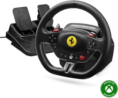 Thrustmaster T98 Ferrari 296 GTS - Racestuur met pedalen voor XBOX Series en PC - geschikt voor Forza Horizon 6