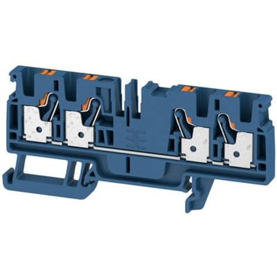 Weidmüller 2534400000 Doorgangsklem 6.1 mm Spanveer Donkerblauw 50 stuk(s)
